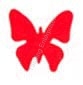 Red Butterfly Tanning Stickers 1000 ct. roll