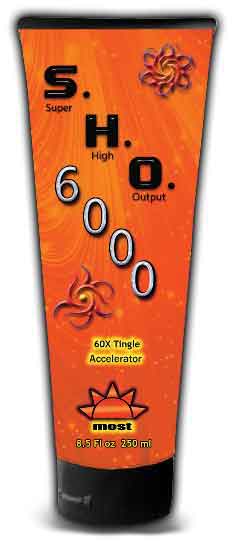 SHO 6000 by Most  Hot Action Tingle Tan Lotion - 8.5 oz.