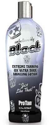 Pro Tan UNBELIEVABLY BLACK 25 x Bronzing Lotion - 8.5 oz.
