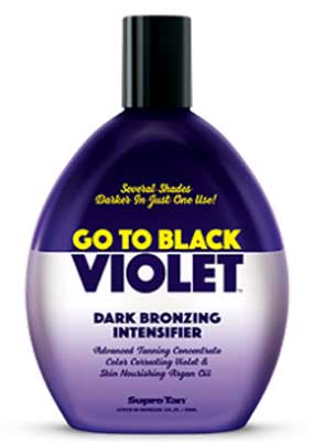 Supre Tan Go To Black Violet Dark Bronzer Intensifier -12.0 oz.