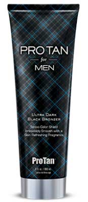 Pro Tan for MEN ULTRA DARK BLACK Tanning Bronzer - 9.0 oz.____(MEN ULTRA DARK BLACK)