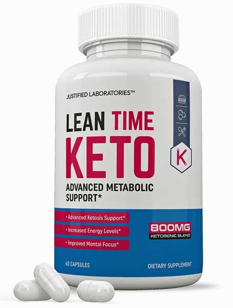 Keto Pills 800 mg. Lean Time 60 ct. Weight Management